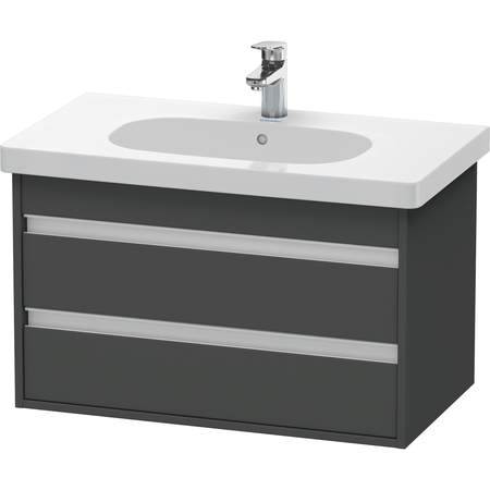 DURAVIT Ketho Wall-Mounted Vanity Unit Kt664704949 Graphite Matt KT664704949